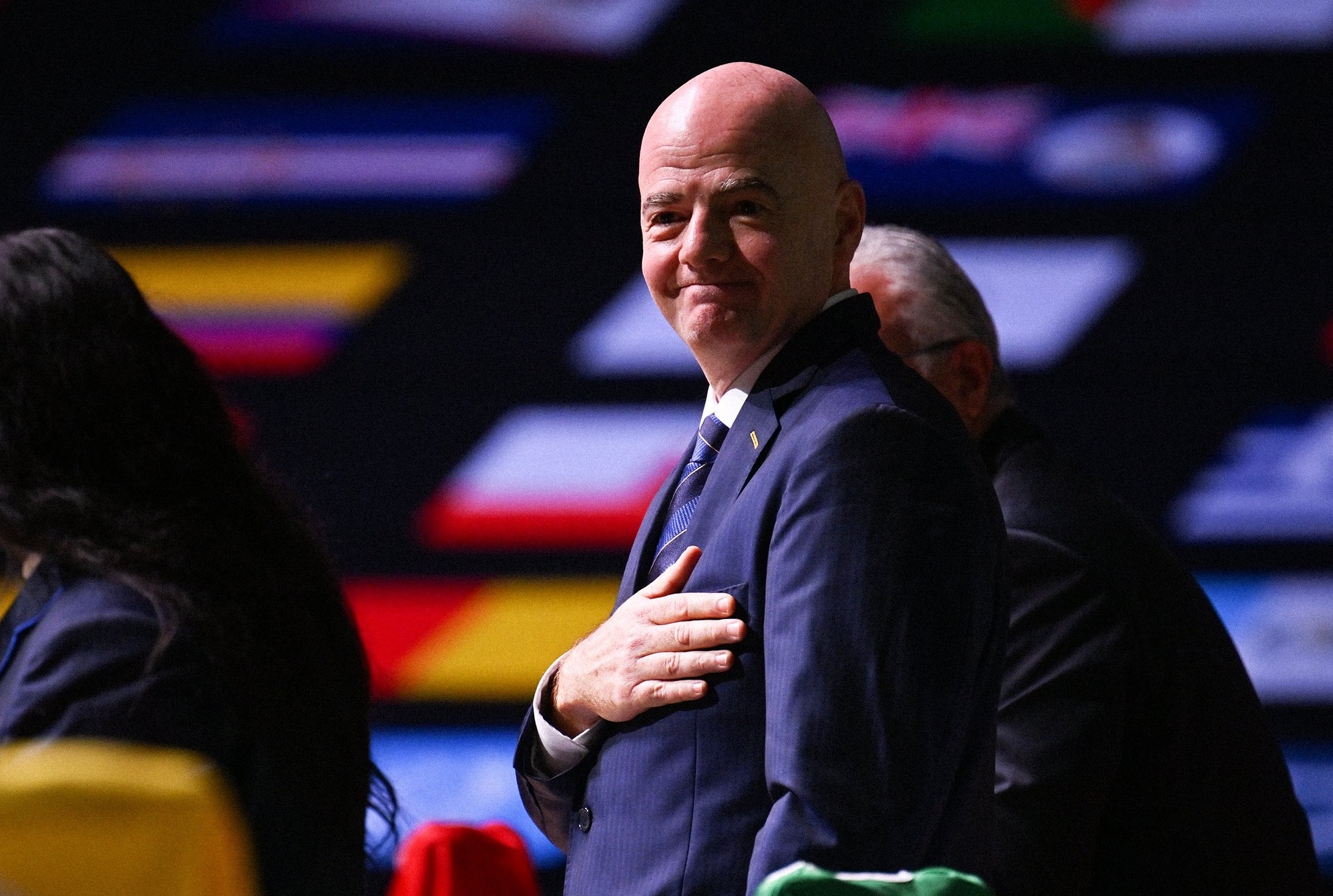 Gianni Infantino é o presidente da FIFA