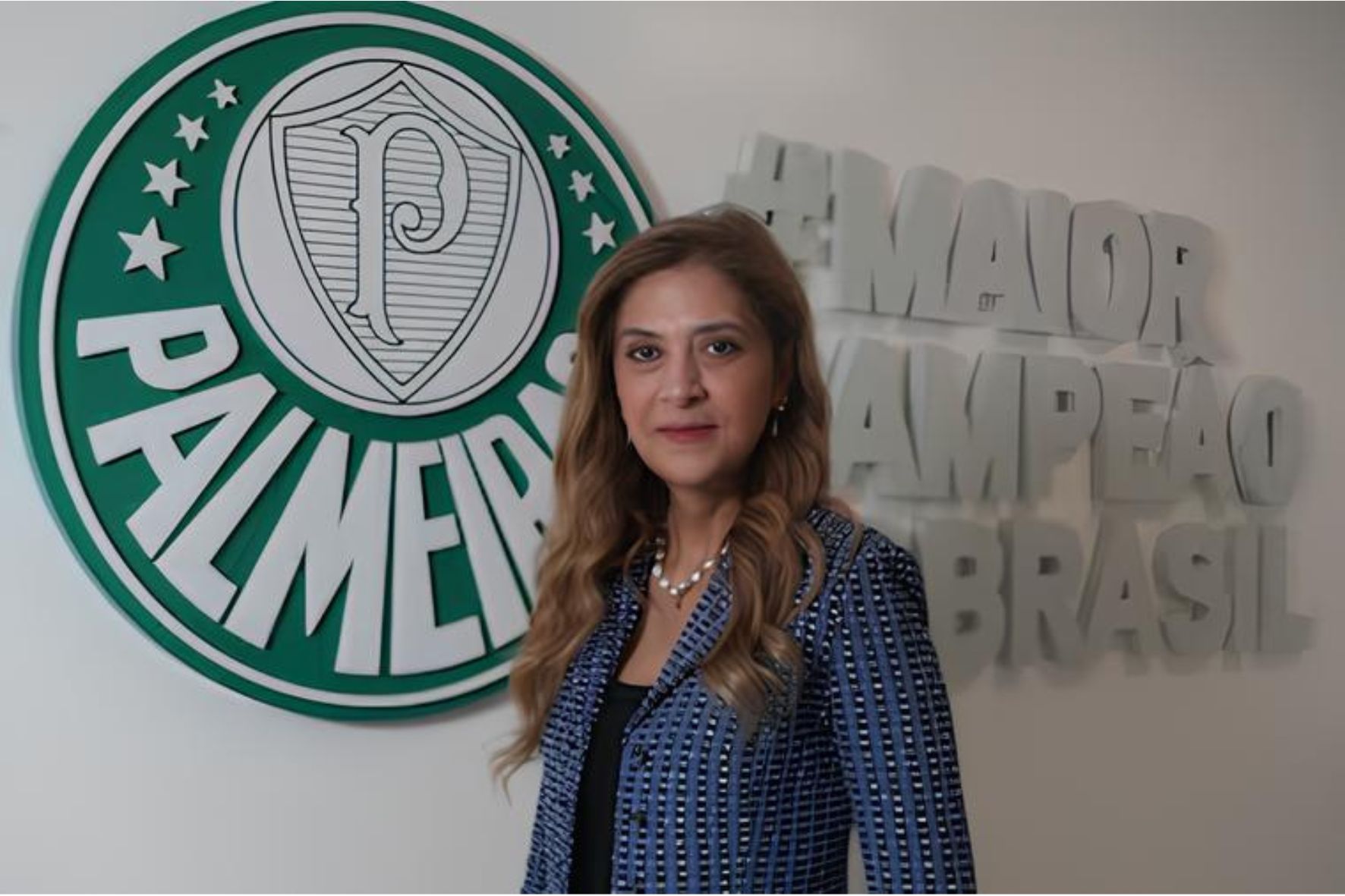 Presidente Leila Pereira vai disponibilizar seu avião particular para trazer jogadores de Palmeiras e Corinthians que vão atuar em Colômbia x Paraguai