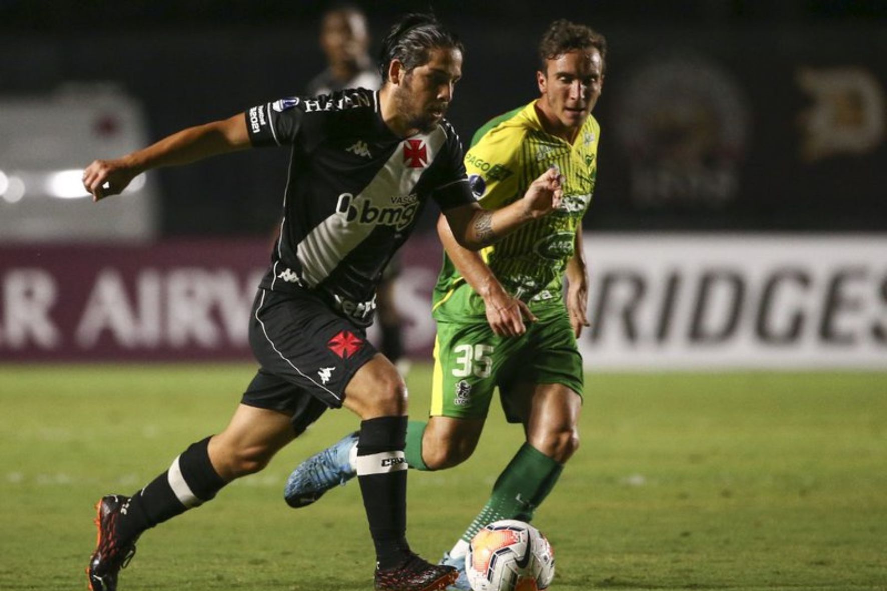 O Vasco enfrentou o Defensa y Justicia na Copa Sul-Americana 2020