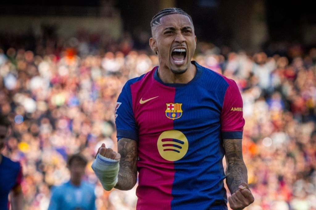 Raphinha é o brasileiro com mais gols e assistências nas grandes ligas da Europa