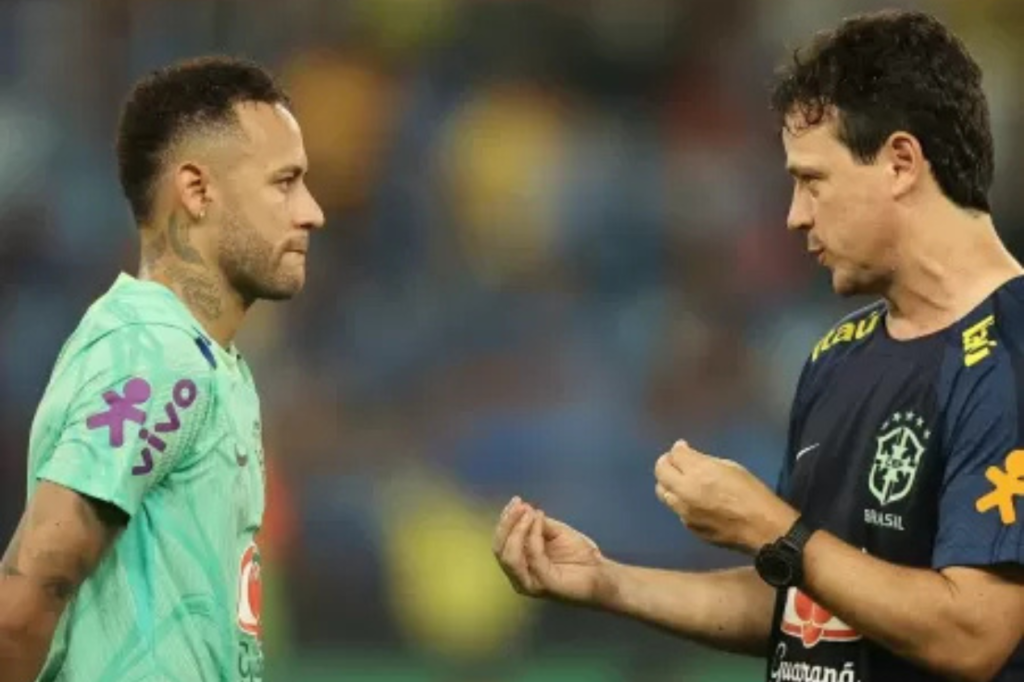 Neymar quer Fernando Diniz no Santos