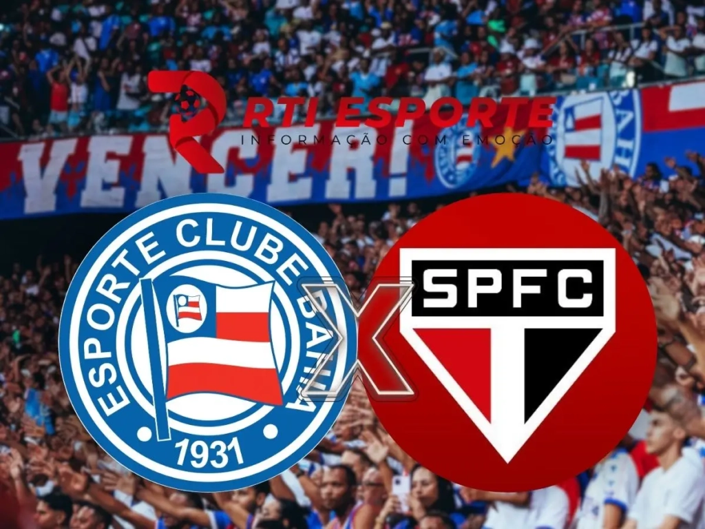 Bahia x São Paulo: escalações, onde assistir e palpites