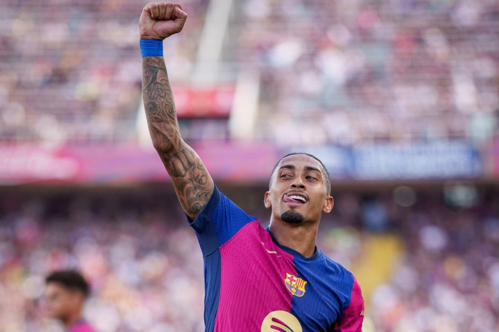 Bola de Ouro: Raphinha, do Barcelona salta para o top 4 nas bolsas de apostas