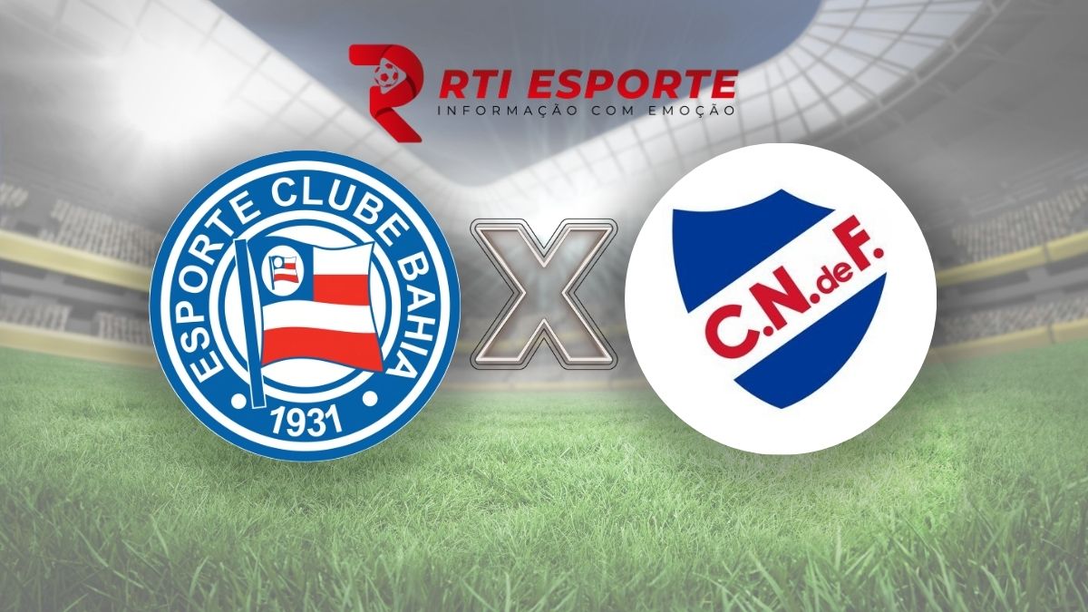 Bahia x Nacional-URU: escalações, onde assistir, palpites e um bônus de R$ 100