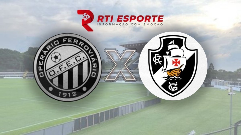 Operário-PR x Vasco: escalações, onde assistir, palpites e um bônus de R$ 100