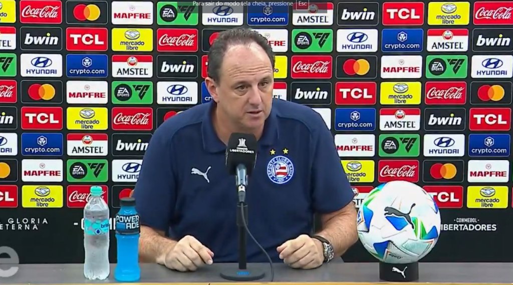 Rogério Ceni ainda acredita na classificação do Bahia