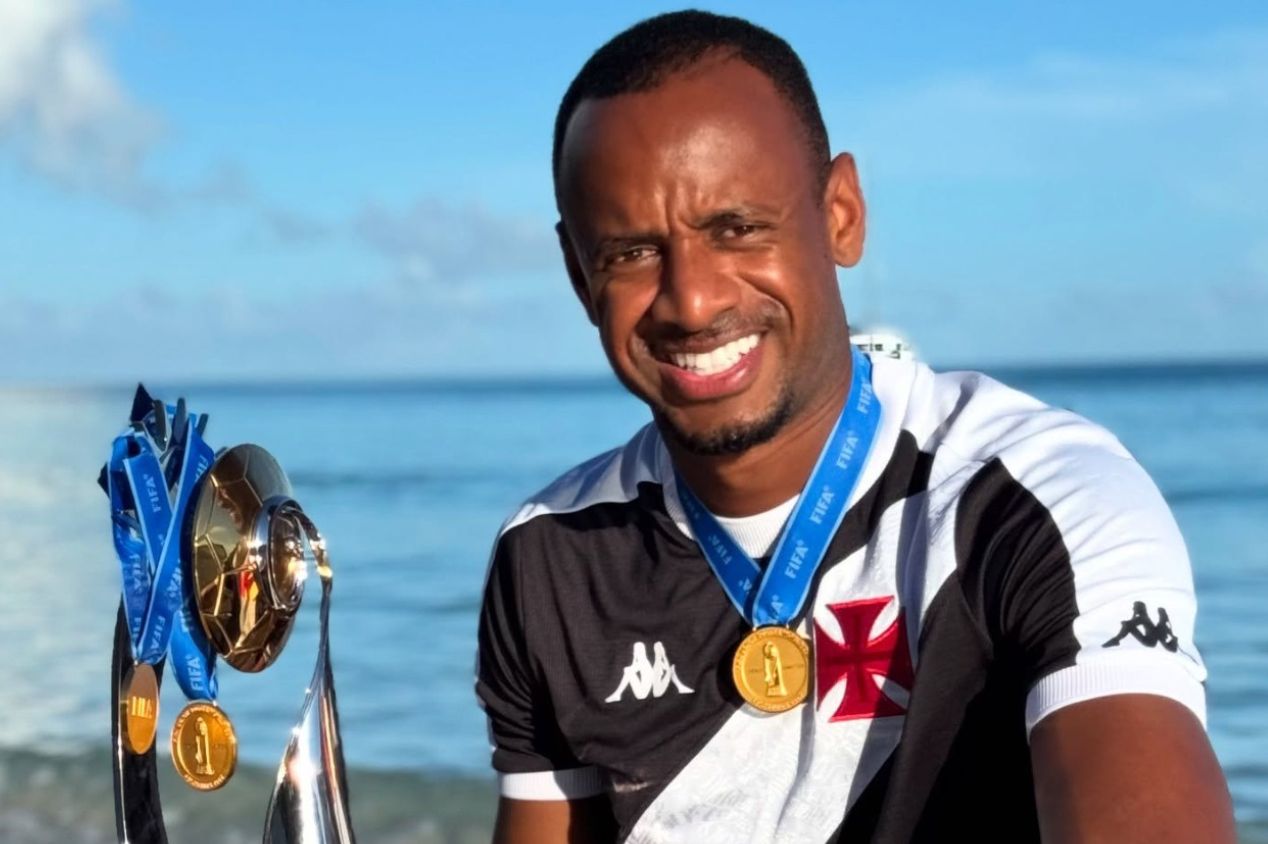 “História de muita luta”: Ex-Vasco vibra com o tri da seleção na Copa do Mundo de Futebol de Areia