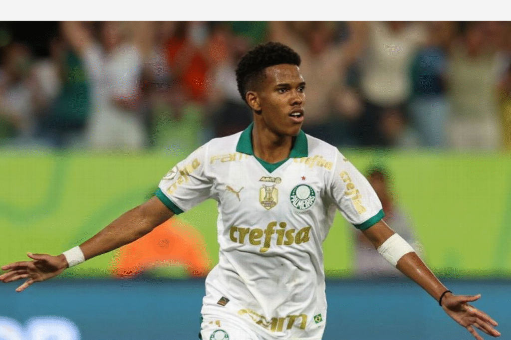 Estevão marcou em vitória do Palmeiras na Libertadores da América