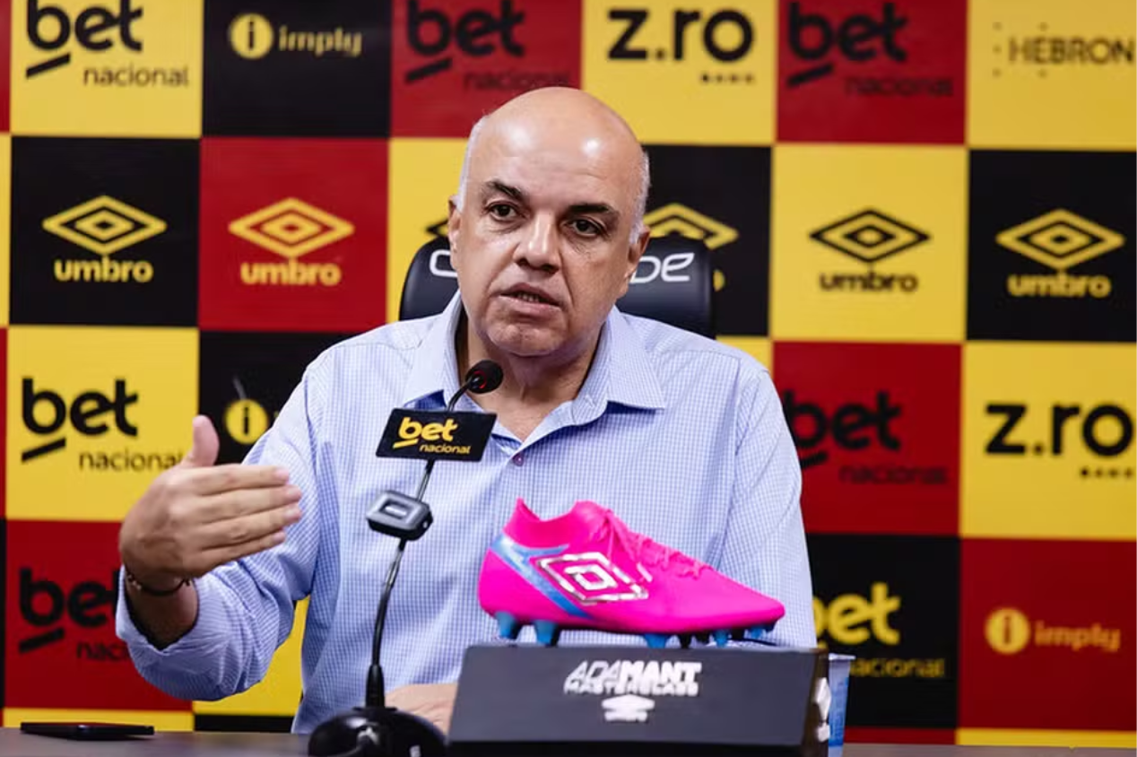 Yuri Romão é presidente do Sport e questiona eleição na CBF
