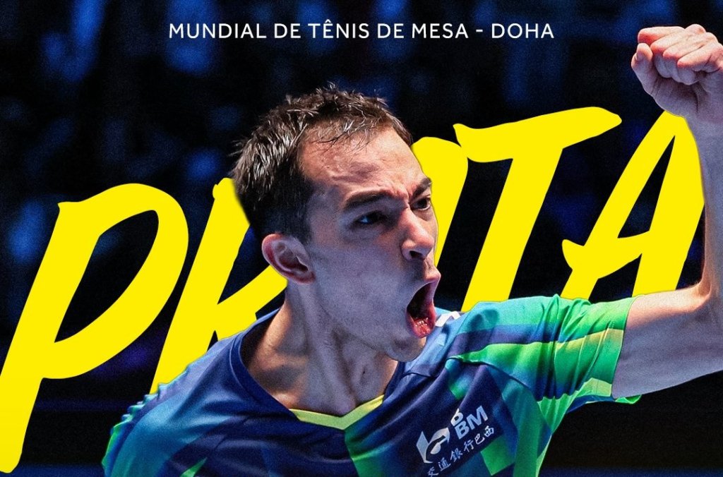 Hugo Calderano ficou com a prata