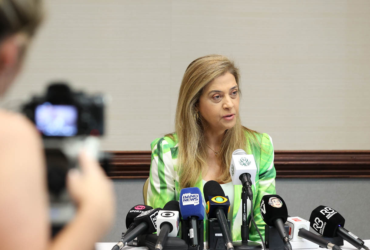 Leila Pereira fala do protagonismo do Palmeiras e ser a única mulher entre ps 32 clubes do Mundial