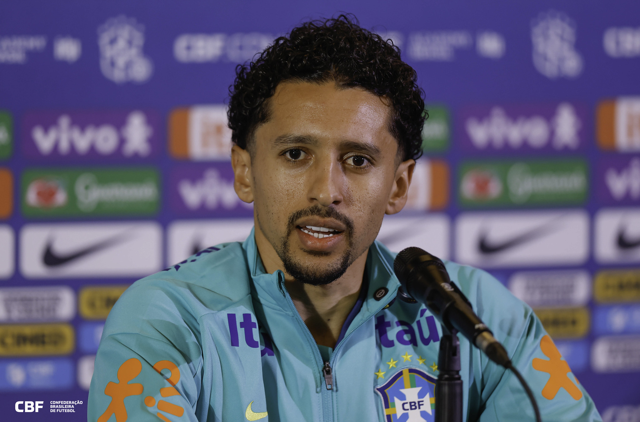 Marquinhos, zagueiro da Seleção Brasileira