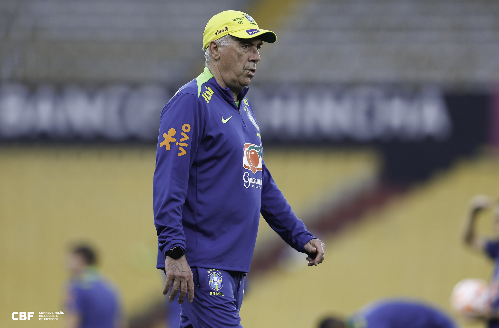 Carlo Ancelotti, da Seleção Brasilera
