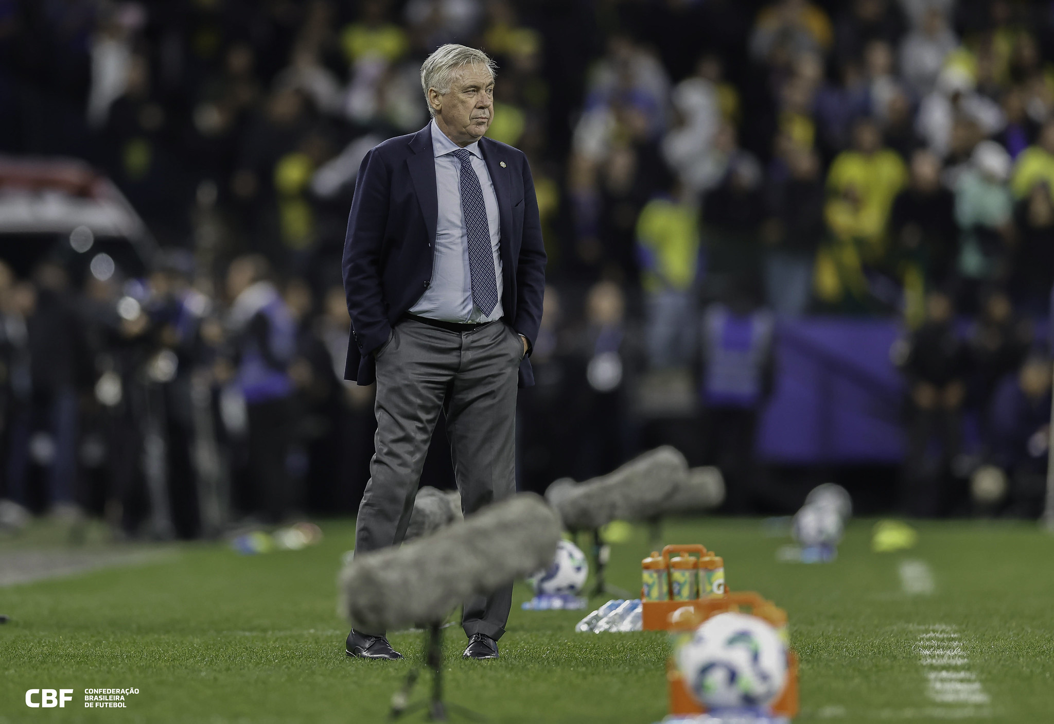 Carlo Ancelotti, treinador da Seleção Brasileira