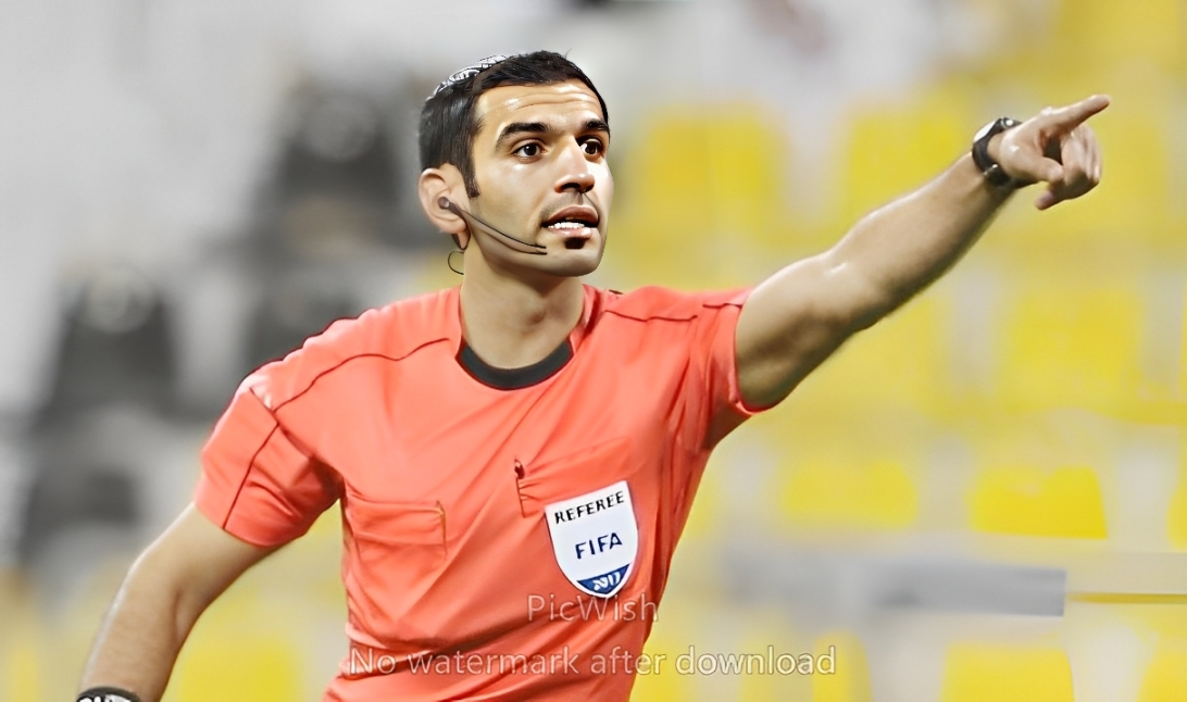 Árbitro catari Salman Falahi apita Flamengo x Los Angeles FC no Mundial de Clubes