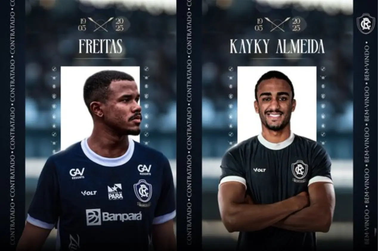 Kayky Almeida e Freitas são anunciados pelo Remo