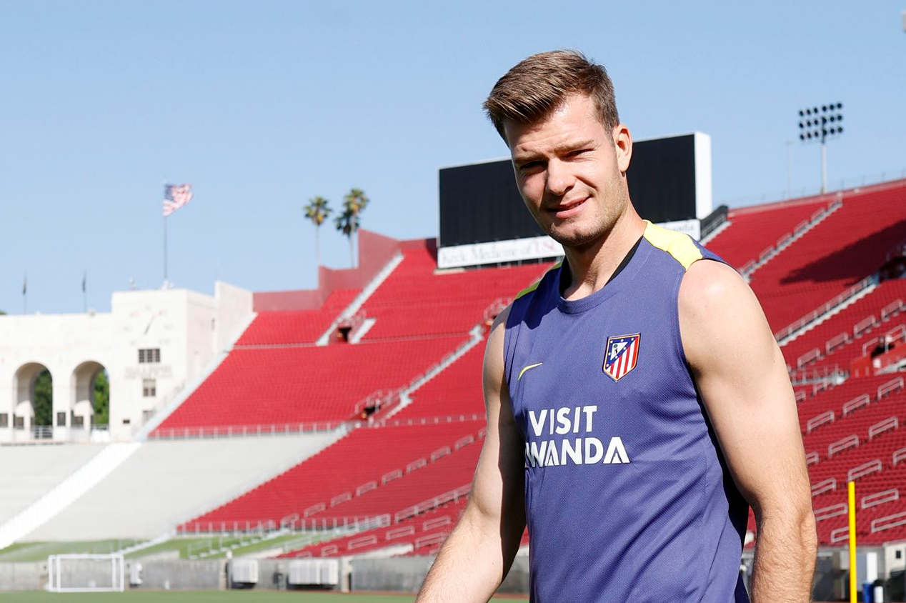 Alexander Sorloth, do Atlético de Madrid