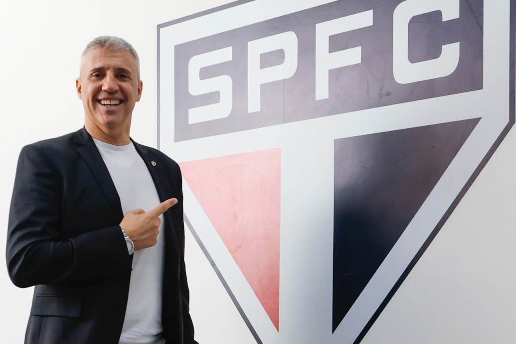 Hernán Crespo, treinador do São Paulo