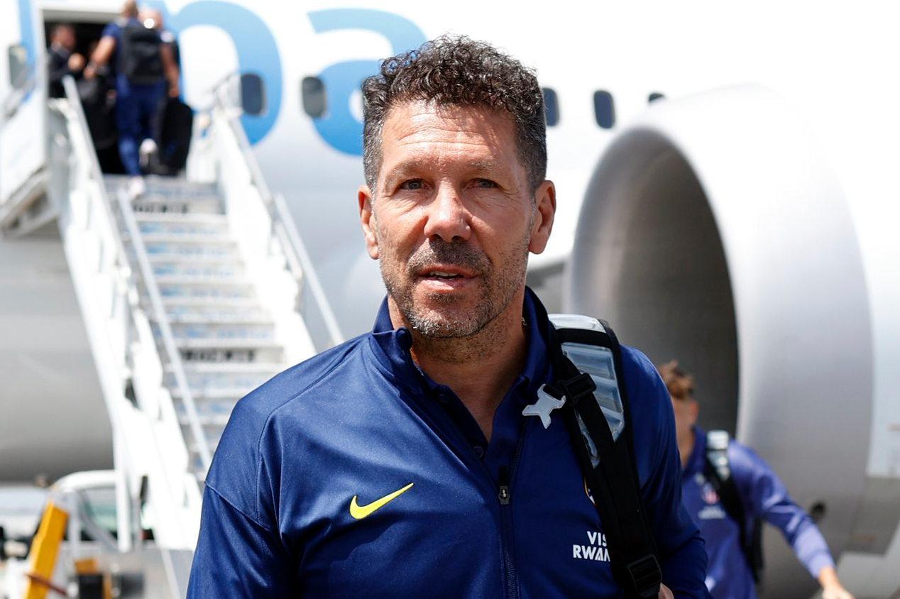 Diego Simeone, treinador do Atlético de Madrid