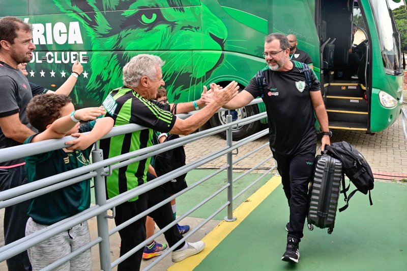 Enderson Moreira, treinador do América-MG