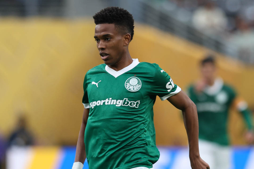 Estêvão, atacante do Palmeiras