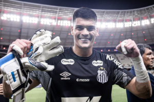 Gabriel Brazão, goleiro do Santos