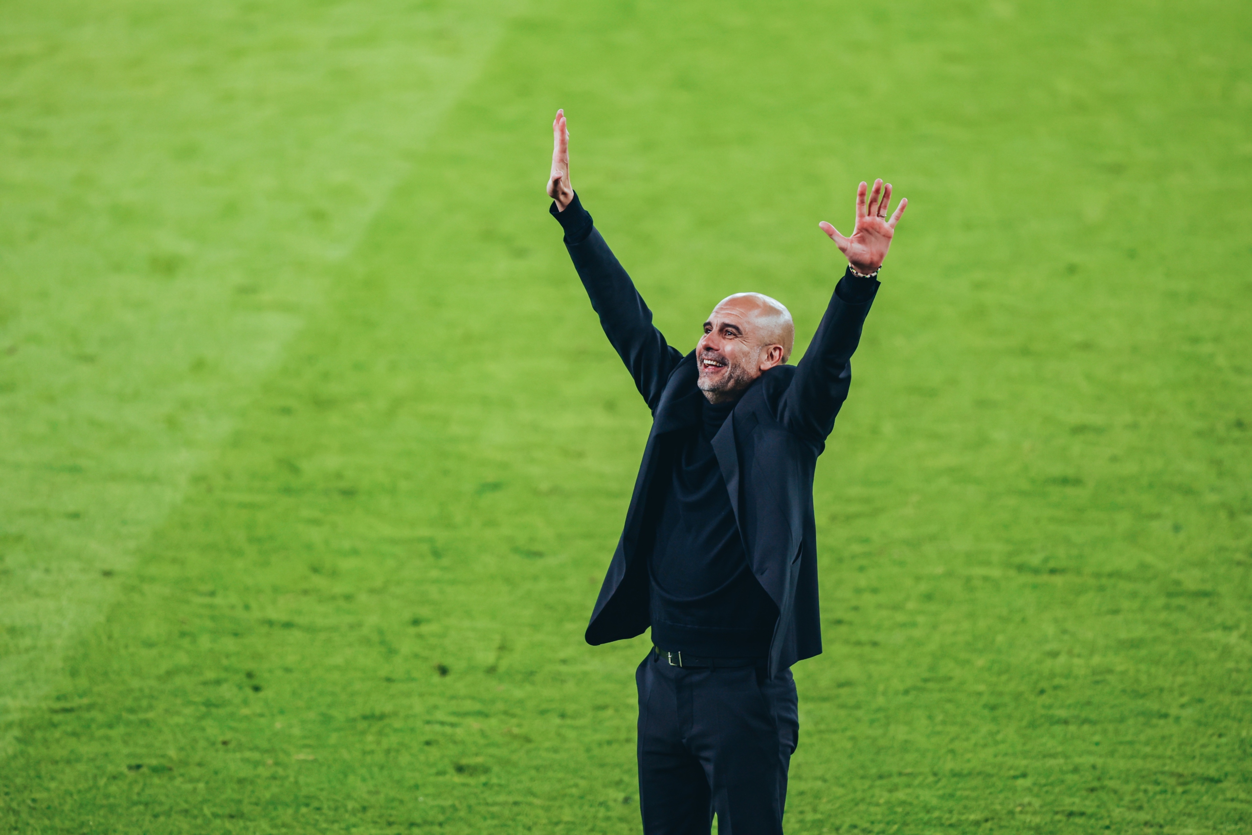Pep Guardiola, treinador do Manchester City