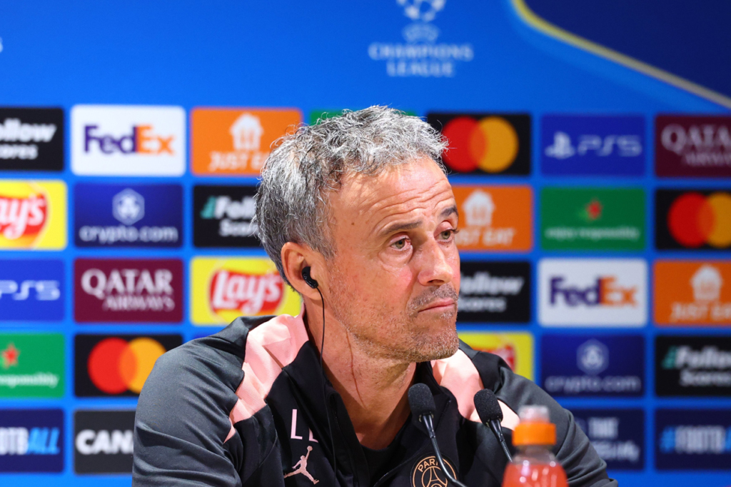 Luis Enrique, treinador do PSG