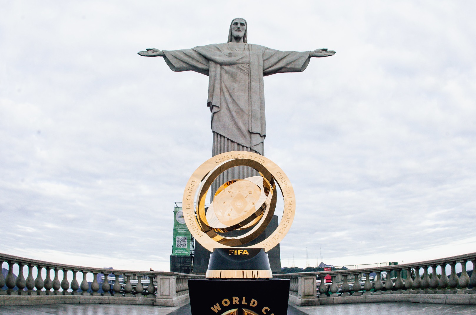 Taça do Mundial de Clubes no Cristo