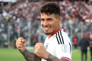 Alan Saldívia, do Colo-Colo, no Vasco