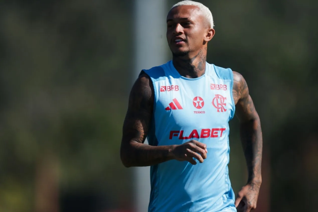 A caminho da Roma, Wesley deve se despedir do Flamengo contra o Fluminense; saiba detalhes