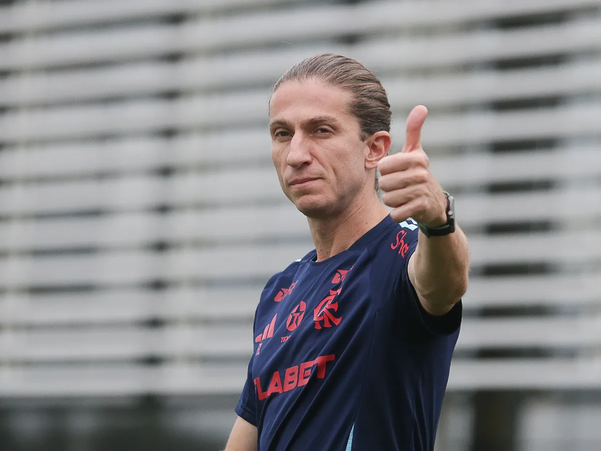 Filipe Luís, treinador do Flamengo