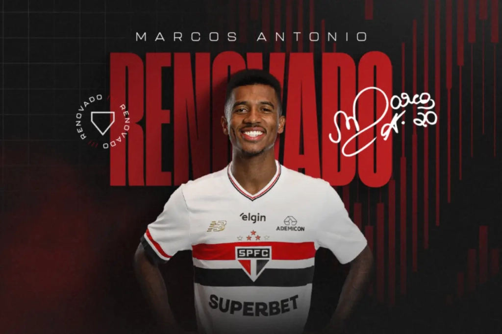Marcos Antonio renova com o São Paulo