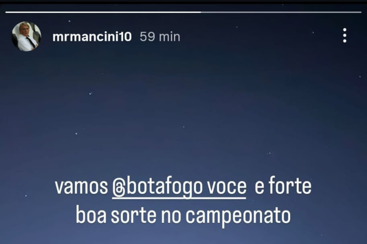 Roberto Mancini no Botafogo
