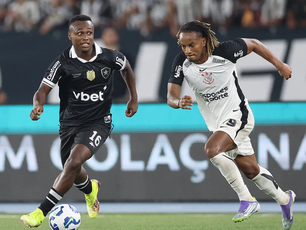 Botafogo enfrentou o Corinthians