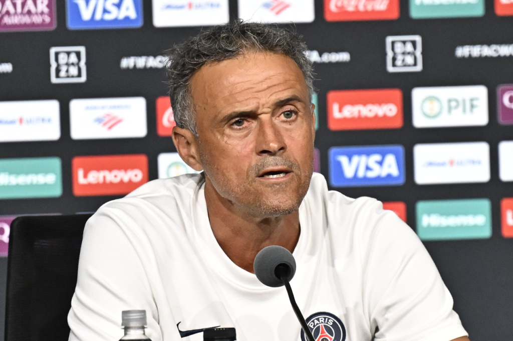Luis Enrique, treinador do PSG