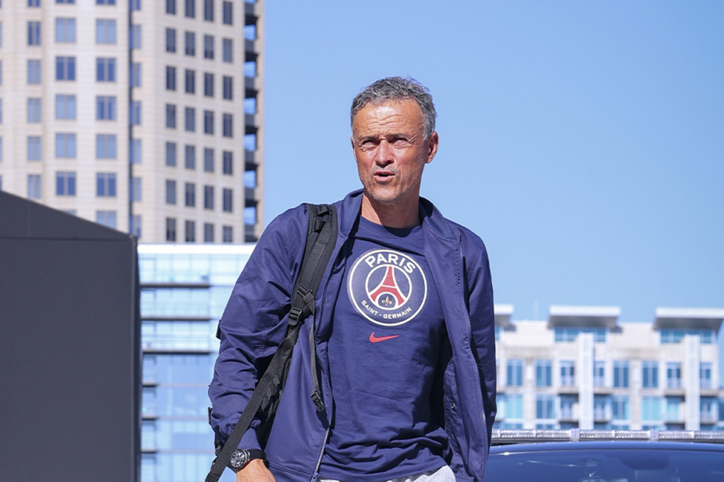 Luis Enrique é o treinador do PSG