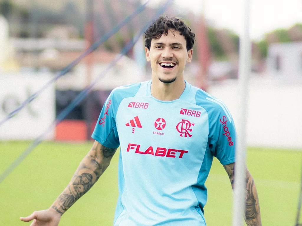 Pedro, atacante do Flamengo