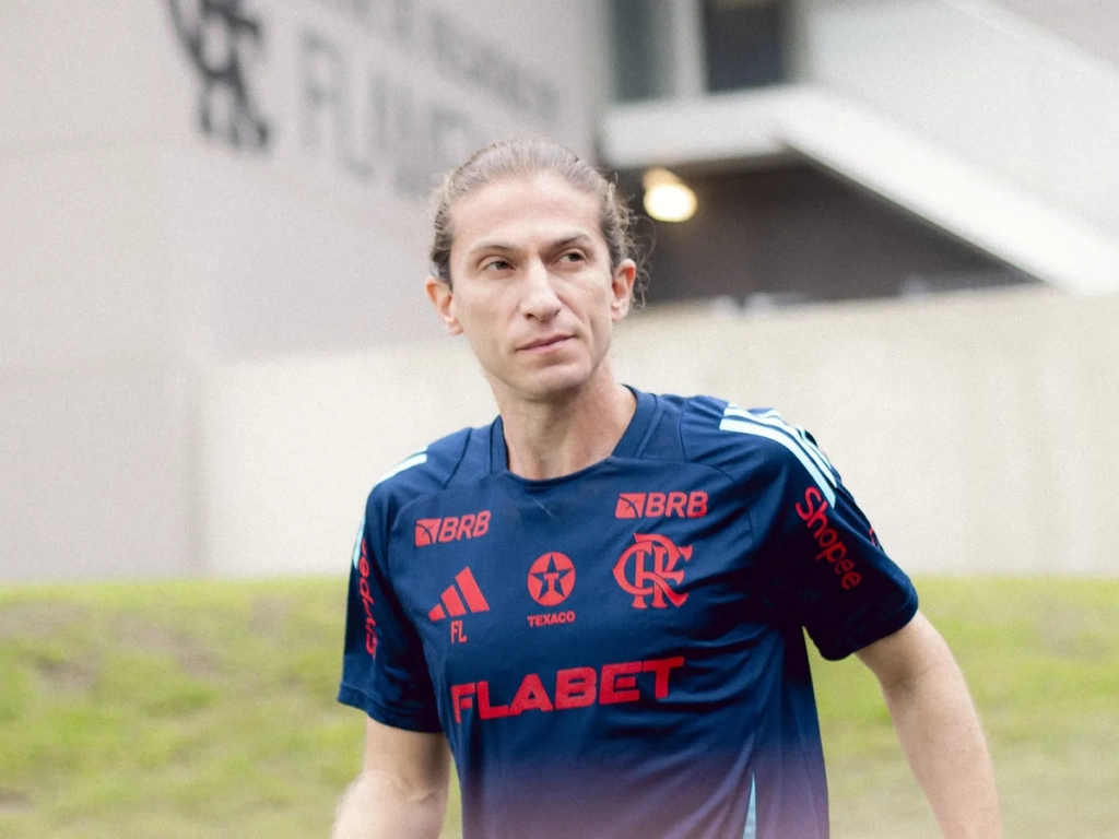 Filipe Luís, treinador do Flamengo