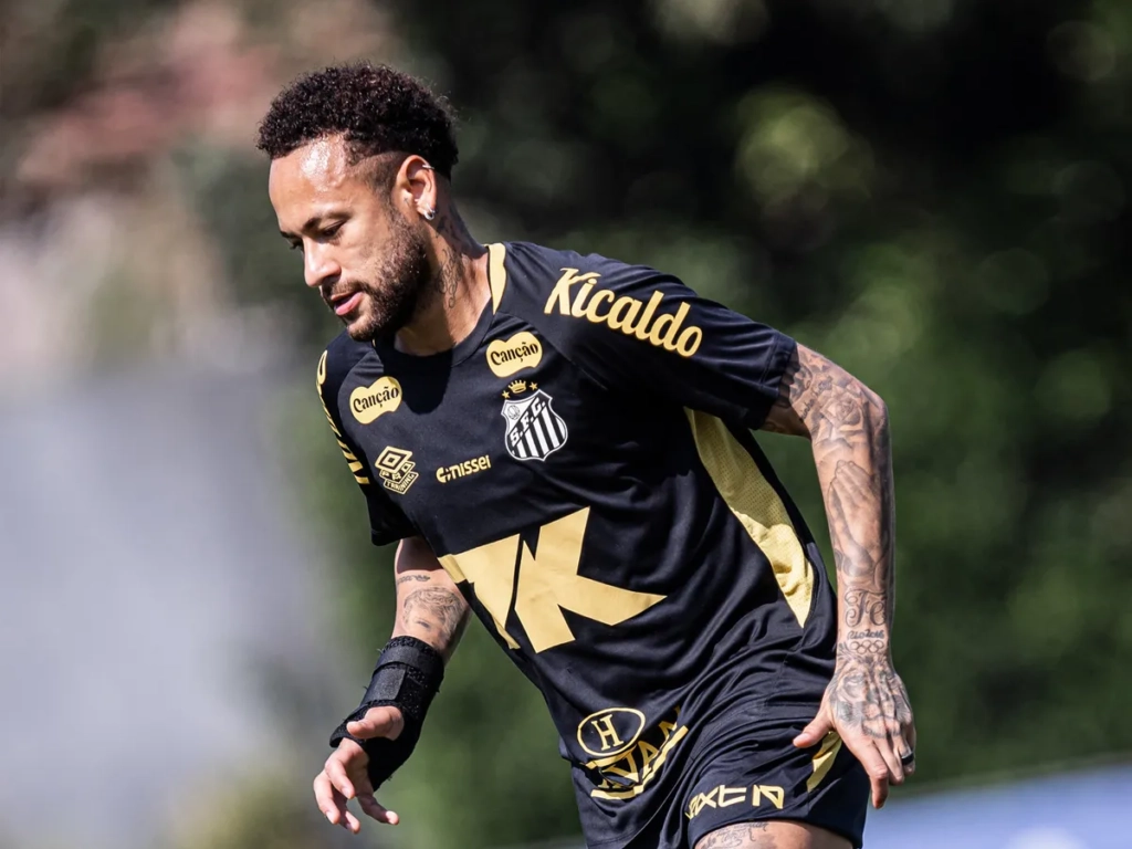 Neymar, atacante do Santos