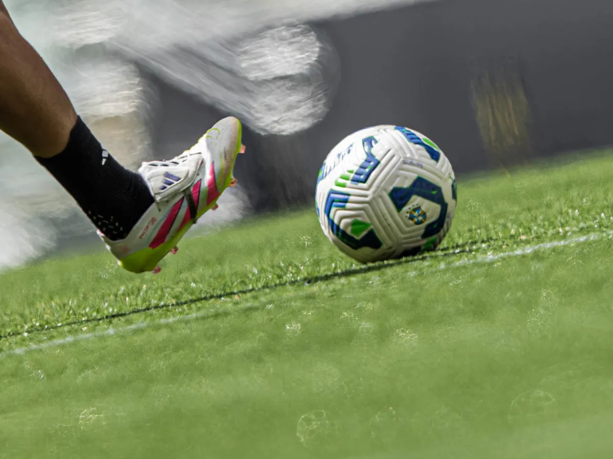 Gramado sintético da Arena MRV