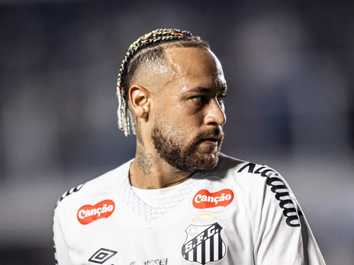 Neymar, atacante do Santos