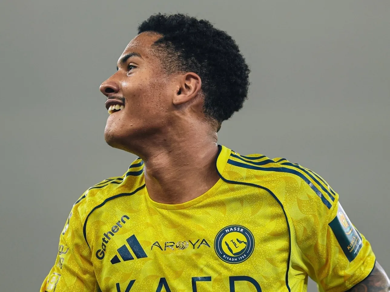 No Al-Nassr, Ângelo vibra com classificação na Copa do Rei Saudita: "Estou muito feliz"