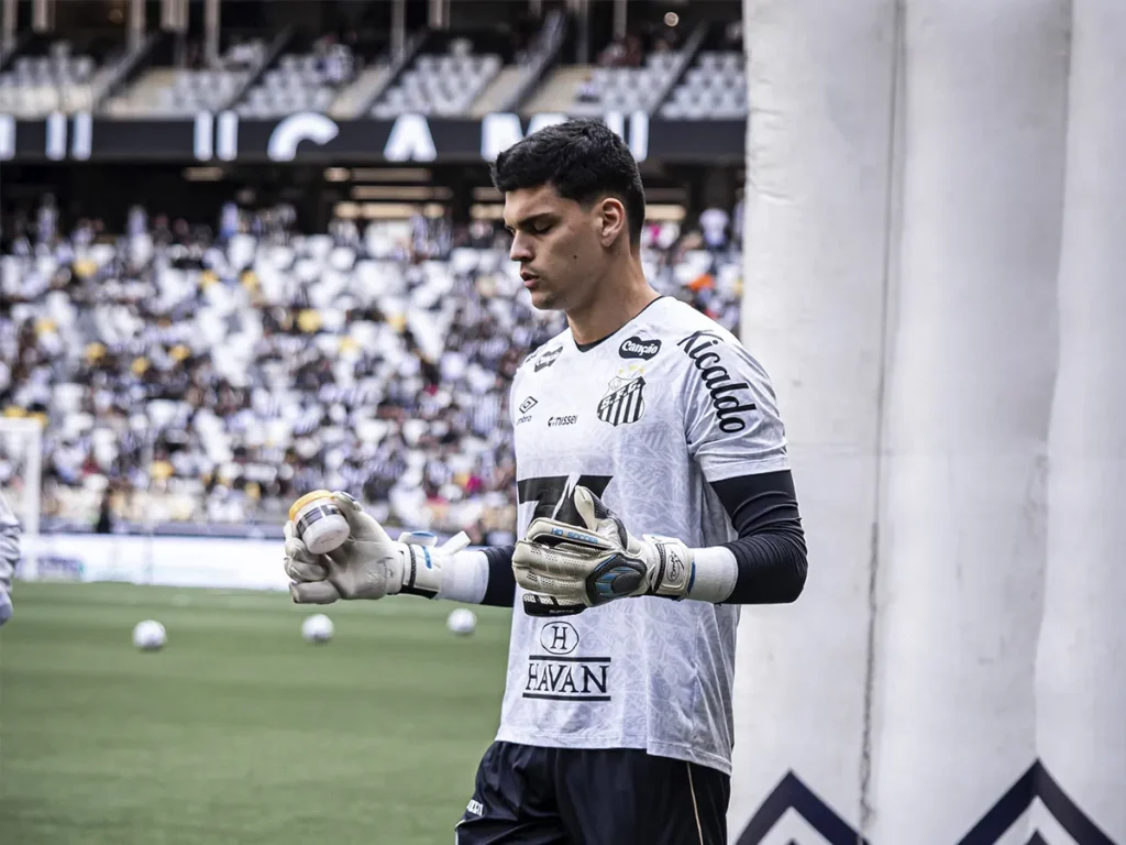 Gabriel Brazão, goleiro do Santos