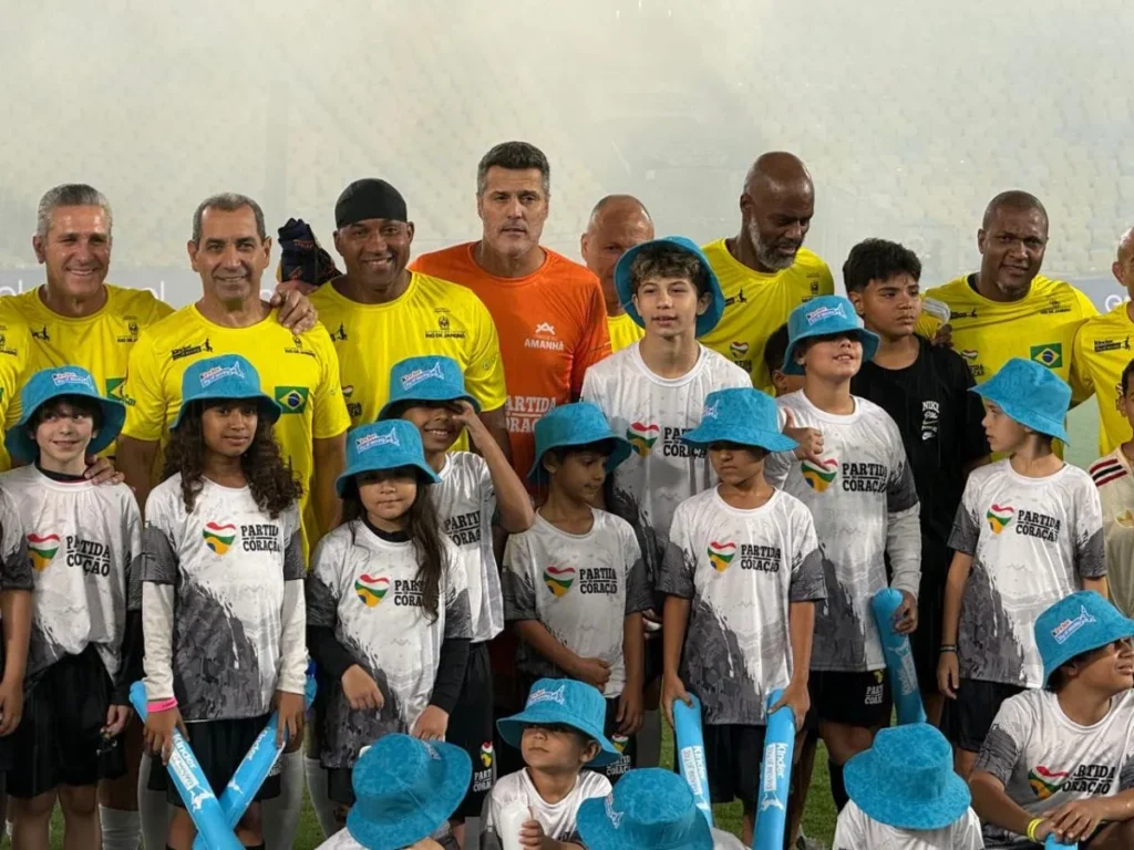 Partida do Coração celebra o Dia das Crianças e reforça o poder transformador do esporte