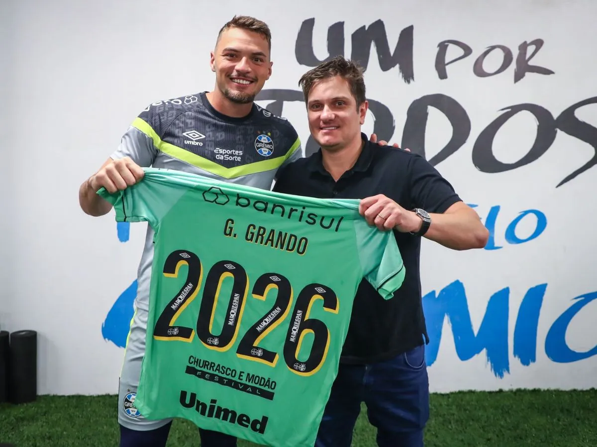 Titular no Grêmio, Gabriel Grando rejeita renovação e vira alvo de clubes europeus; saiba detalhes