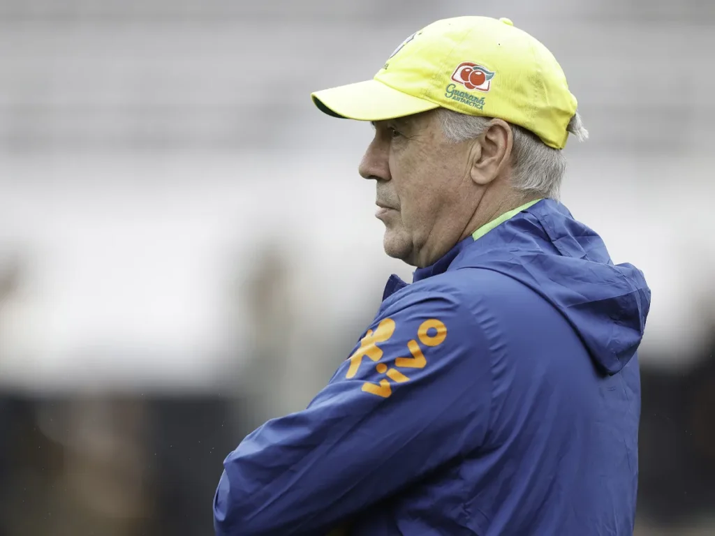 Carlo Ancelotti, técnico da Seleção Brasileira