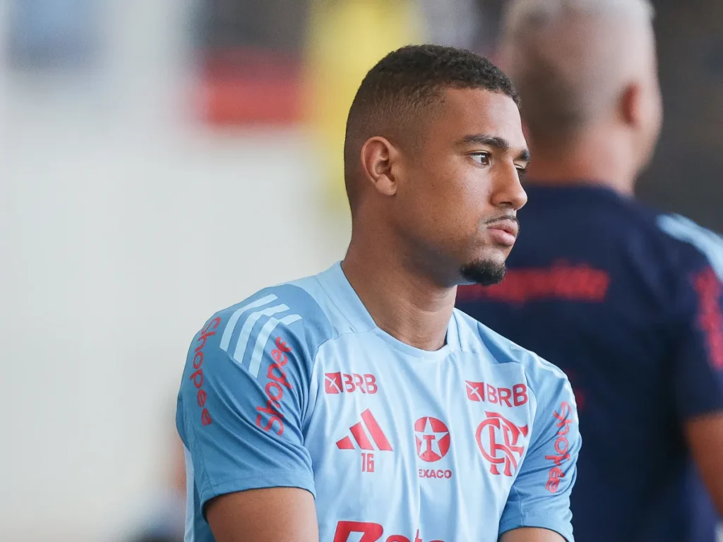 Samuel Lino, atacante do Flamengo