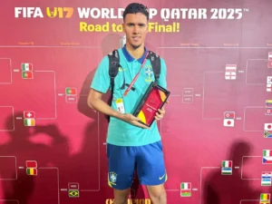 João Pedro volta a ser eleito o melhor em campo após vitória da Seleção Brasileira no Mundial Sub-17