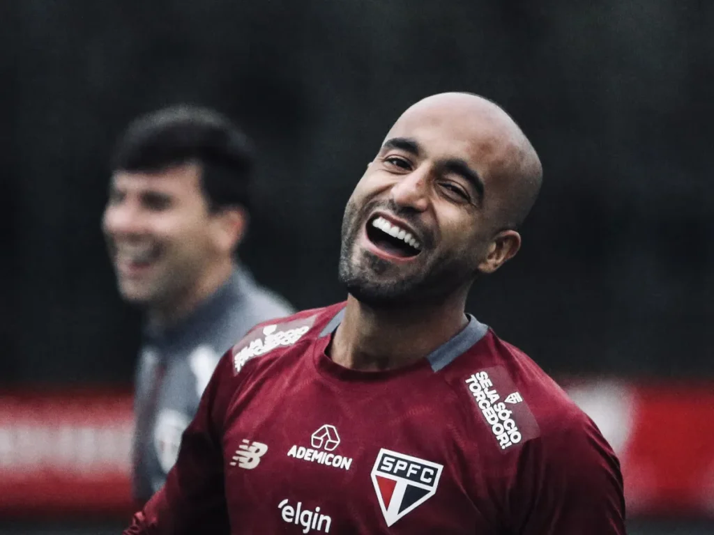 Lucas Moura, jogador do São Paulo